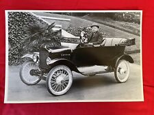 Vintage Auto Photo.  Early 1900’s Ford Model Touring.   B/W,  12x18.  NOS picture