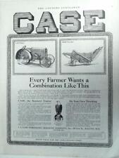 CASE Threshing Machine Co 1917 Full Page Ad 11 X 14 Inches Flat D-4 picture
