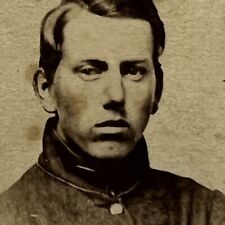 Antique CDV Photograph Handsome Civil War Union Soldier Rochester NY 140th Reg? picture