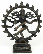 Large Antiqued Bronze Shiva Dancing Statue picture