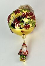 Heartfully Yours By Christopher Radko GOLDEN FLIGHT Dangle Ornament Lmtd 25/504 picture
