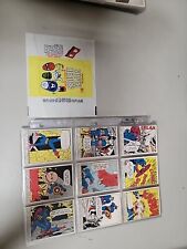 Vintage 1966 Donruss Marvel Comics Superhero's- Complete Set With Orig. Wrapper picture