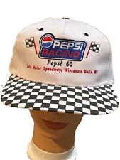 Vintage Racing Pepsi Wisconsin Dells Motor Speedway Race Track NASCAR Hat picture