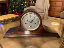 Antique Wind-Up Mantel Clock New Haven Tambour 8-Day Chimes 1920s Serviced 2000 picture