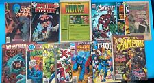 Vtg Comic Book Lot Hulk Spider-Man Weird Mystery Creepy Vampire X Men Avengers picture