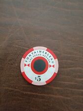 1 ONE $5 Las Vegas Fountainebleau Casino Poker Chip MINT Uncirculated picture