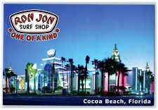 c1960's Ron Jon Surf Shop Surfing Capital Cocoa Beach Florida FL Trees Postcard picture