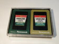 Vaseline Hair Tonic Double Deck Playing Cards Complete Decks in Plastic Case picture