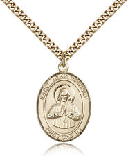 Saint John Vianney Medal For Men - Gold Filled Necklace On 24 Chain - 30 Day... picture