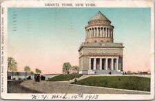 Vintage 1913 New York City COPPER WINDOWS Postcard GRANT'S TOMB Riverside Drive picture