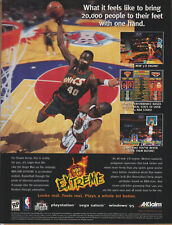 1996 NBA Jam Extreme - Basketball Shawn Kemp - Video Game Promo Print Ad Photo picture