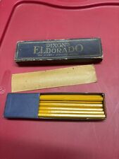 8 VINTAGE DIXON'S  ELDORADO HB PENCILS - MADE IN USA - UNUSED 9H picture