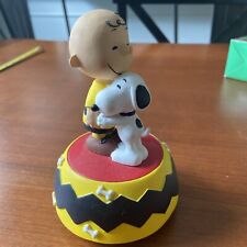 Peanuts Charlie Brown & Snoopy Friend Forever Musical Figurine Westland Giftware picture