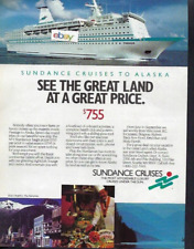 SUNDANCE CRUISES M.V STARDANCER 1985 SEE THE GREAT LAND OF ALASKA FOR $755 AD picture