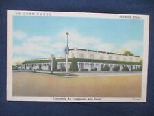 1940s Seymour Texas De Luxe Court Motel Postcard picture