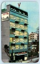 MEXICO CITY ~ Roadside HOTEL VERSALLES Art Deco? c1950s-60s Postcard picture