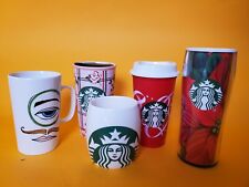 Lot of 5 assorted Starbucks cups original special edition rare  picture