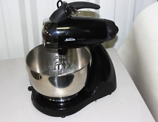 Vintage Sunbeam Mixmaster - Black - W/ Bowls, Beaters - Tested picture