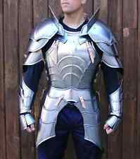 18GA SCA Steel Medieval Half Body Plated Armor Suit Cuirass & Pauldrons/Gauntlet picture