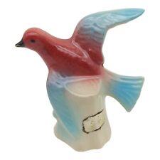 Air Brushed Ceramic Bird In Flight Figurine - 4.5