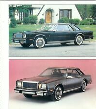1980 1981 1982 1983 CHRYSLER CORDOBA 3 PG COLOR ARTICLE picture