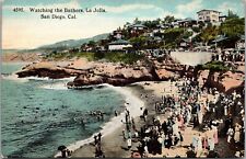c1920s Bathers, La Jolla, San Diego California CA Posted Postcard JA15 picture