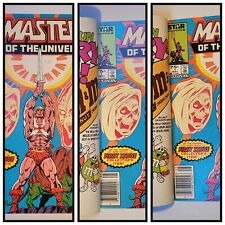 🔑 🔥 Masters Of The Universe # 1 RARE TRIPLE COVER Newsstand 1982 He-Man 🔥  picture