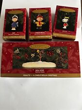 Set of Four Hallmark Charlie Brown Christmas Ornaments picture