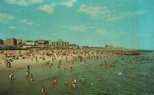 Vintage Postcard White Sandy Beaches Atlantic Ocean Cool Waters Coney Island NY picture