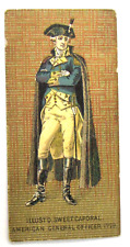 1888 N224 Kinney Military 1779 AMERICAN GENERAL OFFICER Tobacco Card picture