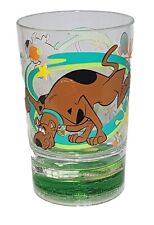 Vintage Scooby Doo 2000 Tumbler Cup Glass Water Floating Bone Burger In Bottom picture
