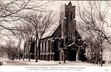 Chicago IL Illinois AUSTIN MESSIAH EVANGELICAL LUTHERAN CHURCH Religion Postcard picture