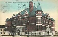 Postcard East Aurora High School Illinois IL pm 1907 picture