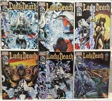 Chaos Comics Lady Death Run Lot 1-6 (1998) picture