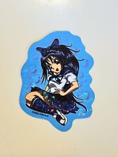 Vintage Y2K Anime School Girl sailor fuku vending machine prism sticker picture