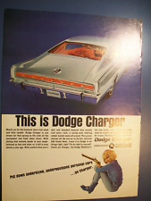 1966 Dodge CHARGER mid-size-mag ad -Intro- with Dodge Girl picture