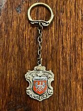 Vintage Frankfurt Germany KEY CHAIN - WOW nice condition so cool picture