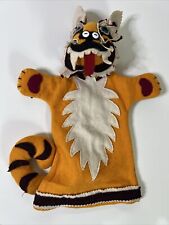 RARE Tibet Artisan Initiative Tiger Hand Puppet Wool Handmade picture