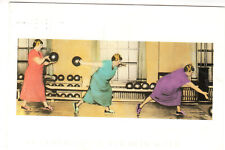 Postcard: Bowling Woman - Time-lapse hand-tinted sequence (museum card) picture