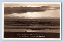 RPPC 1934. POINT LOMA, CAL. PACIFIC OCEAN, FRASHERS. POSTCARD. SC35 picture