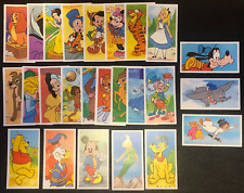 The Magical World of Disney 1989 Brooke Bond Tea TV Movie Trading Card Set #1-25 picture