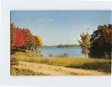 Postcard Autumn Lakeside picture
