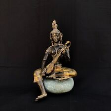 Vintage Copper Saraswati Statue picture