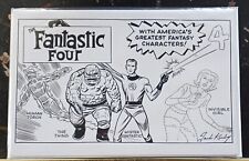 FANTASTIC FOUR #1 Jack Kirby VARIANT 2018 Black And White Cover picture