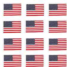 Wholesale lot 12 2' x 3' ft. USA US American Flag Stars Grommets United States picture