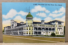 Postcard Zion Hotel and Rest Home Zion Illinois c1952 picture