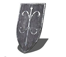 Medieval Knight Templar unique Metal Shield Armour Battle Ready Larp Sca Gift picture