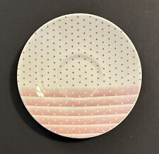 Beautiful Vintage Churchill England Pink Shades Polka Dot Saucer Replacement picture