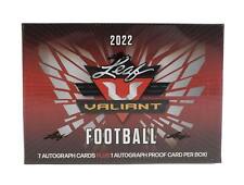 2022 Leaf Valiant Football Hobby Box picture