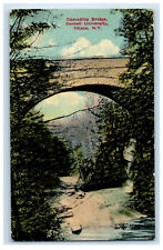 1911 Cascadilla Bridge, Cornell University Ithaca NY Ludlowville NY Postcard picture
